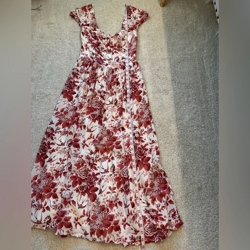 NWT Reformation Violet Dress Toile De Jouy 4 - Picture 9 of 13